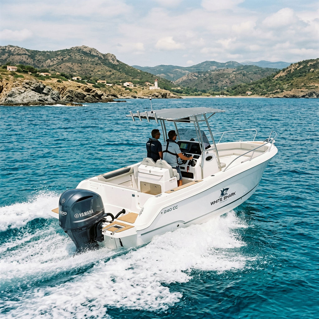 White Shark relancé par MPC (Pacific Craft) avec Yamaha motoriste