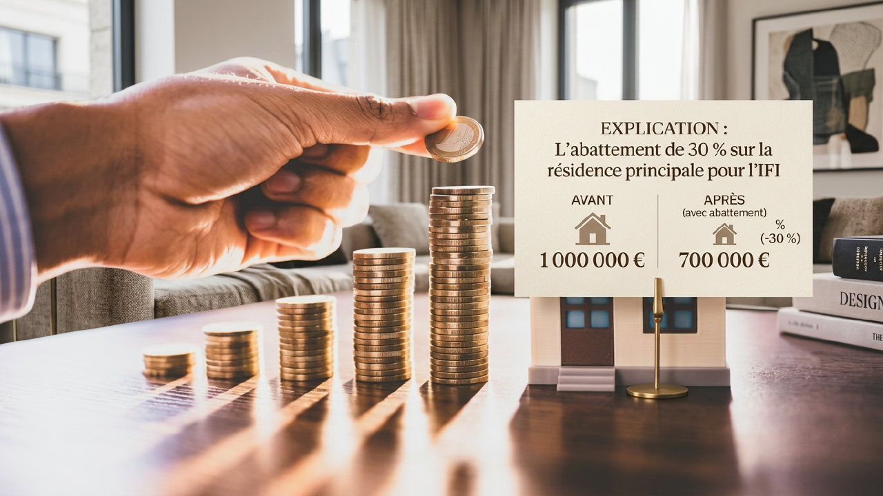 IFI et résidence principale : l'abattement de 30 % expliqué