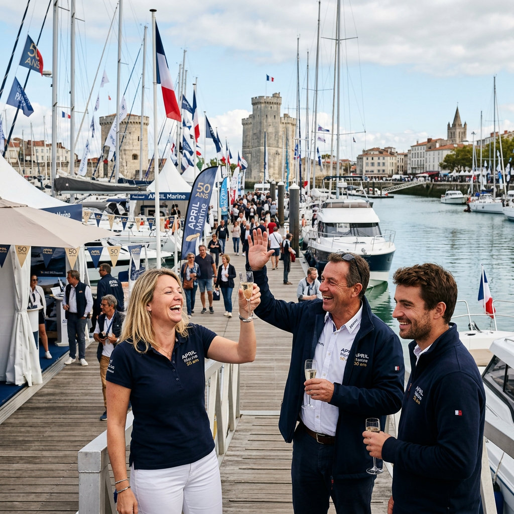 APRIL Marine fête ses 50 ans au Grand Pavois La Rochelle