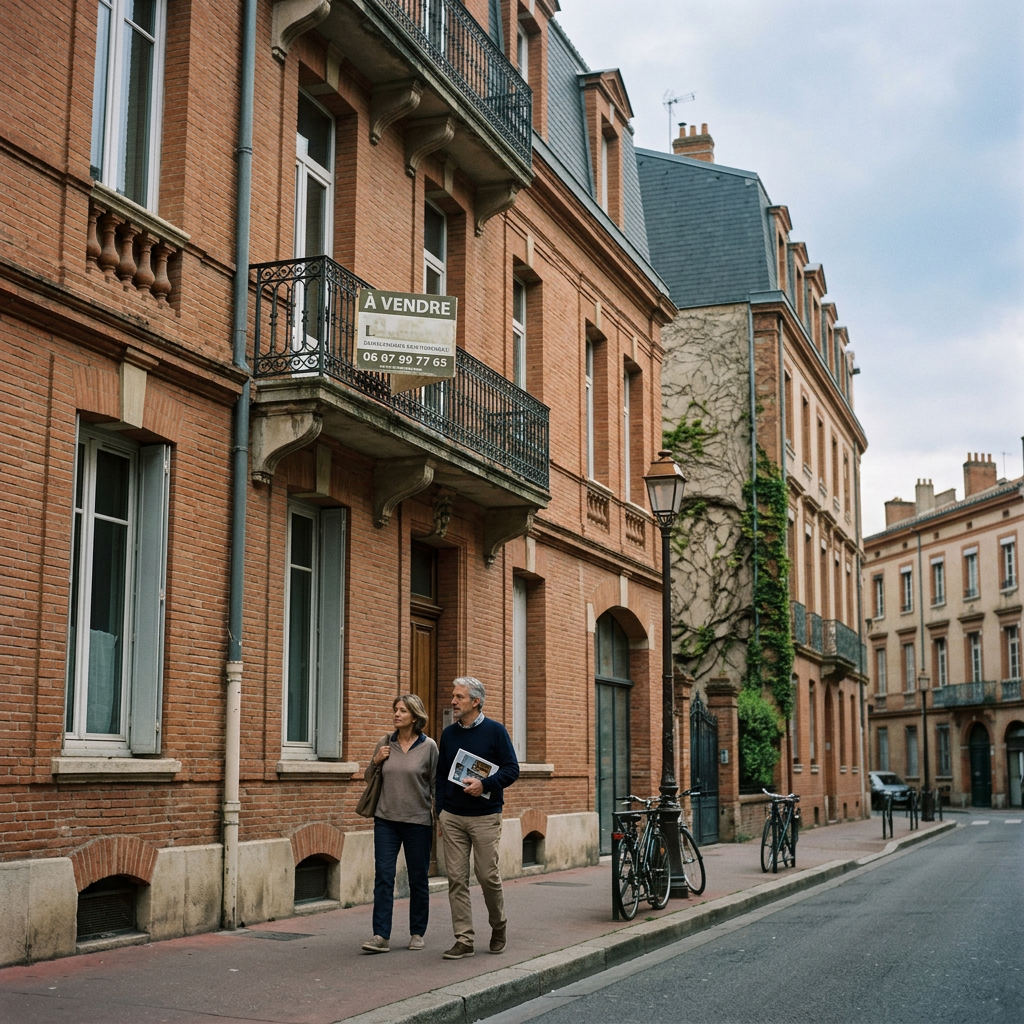 Immobilier Toulouse : grands appartements et maisons baissent