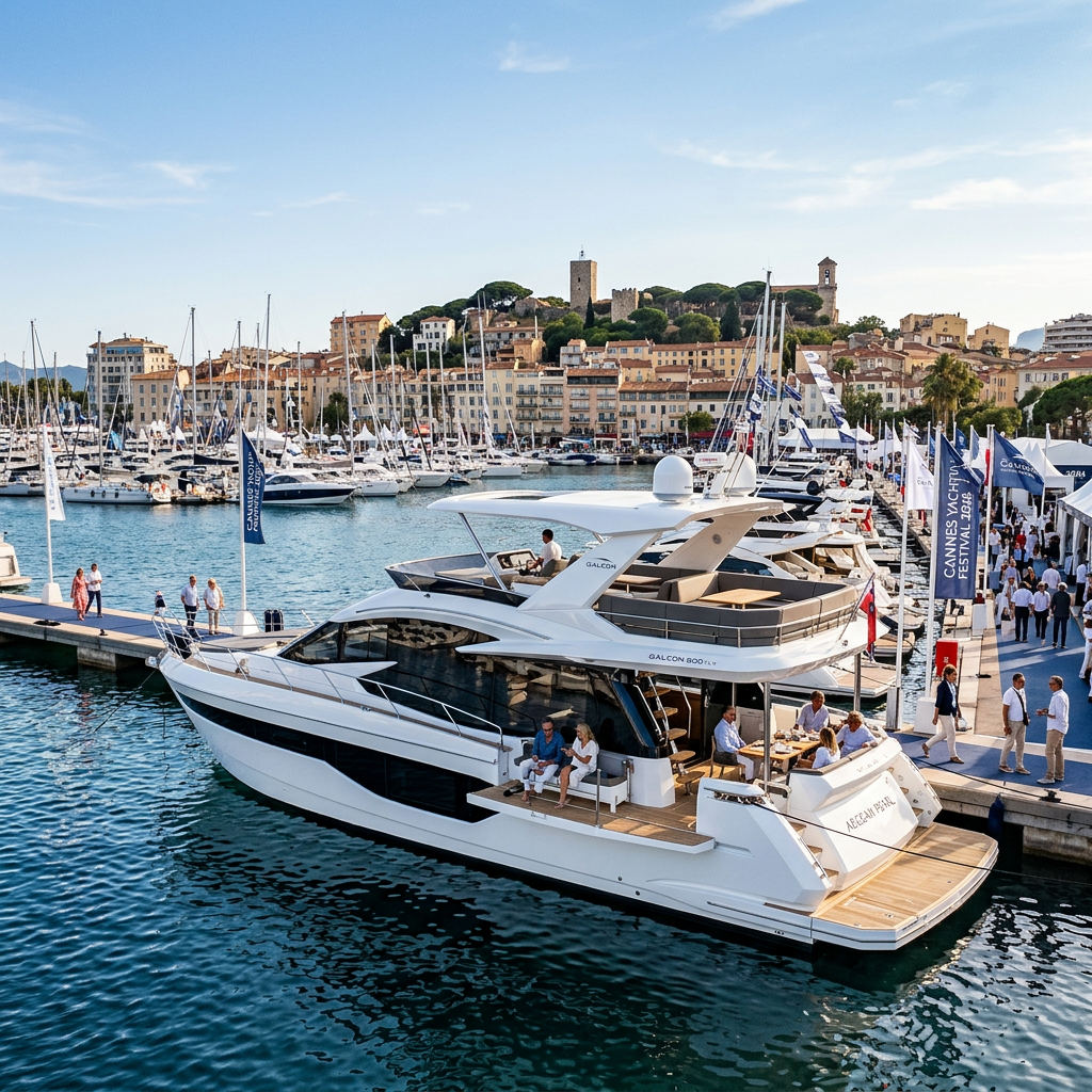 Galeon 800 FLY en première européenne au Cannes Yachting Festival 2026